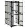 Outdoor Dog Kennel Steel 19.8 ftÂ²