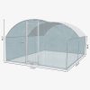 10 x 10 ft Large Metal Chicken Coop, Walk-in Poultry Cage Chicken Hen Run House with Waterproof Cover