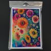 Gerbera Daisies in Color Greeting Cards Pack of 8 Blank Cards with Envelopes Whimsical A7 Size 5x7 Blank Note Cards