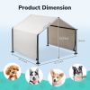 4*4*3.3FT Dog Tent Grey