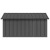 Dog House Anthracite 45.9"x60.2"x32.1" Galvanized Steel