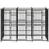 Outdoor Dog Kennel Steel 59.5 ftÂ²
