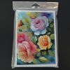 Roses in Watercolor Greeting Cards Pack of 8 Blank Cards with Envelopes Whimsical A7 Size 5x7 Blank Note Cards