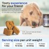Canine Supplement Soft Chews for Dogs Glucosamine Joint Support 130 Chews Duck Flavor with Hemp Seed Oil Vitamin C
