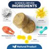 Omega 3 Fish Oil for Dogs 170 Chews Omega 3 for Dogs Itchy Skin & Allergy Relief Skin & Coat Supplement EPA & DHA Fatty Acids Dog Anti Shedding & Hot