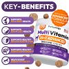 Dog Multivitamin Chewable Dog Vitamins and Supplements with Glucosamine 170 Chews Hip & Joint Pet Immune Support Skin & Coat Gut & Heart Health Senior