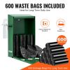 Dog Waste Station Bag Dispenser with 600 Bags Lockable Dog Poop Bag Holder