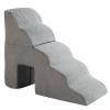 5 Step Pet Stairs for Dog,Cat Grey