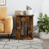 Dog Crate Furniture Smoked Oak 17.7"x24.4"x23.2" Engineered Wood