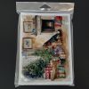 Airedale Terrier Christmas Greeting Cards Pack of 8 Blank Cards with Envelopes Whimsical A7 Size 5x7 Blank Note Cards