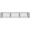 8-Panel Dog Playpen Black 39.4"x19.7" Powder-coated Steel