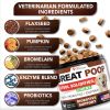 Great Poop Probiotics for Dogs Stool Softener Fiber for Dogs Supplement 6 Probiotics and Digestive Enzymes Healthy Gut Firm Stool & Diarrhea Relief 12