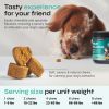 Calming Chews for Dogs Anxiety Relief Hemp Calming Soft Treats 130 Pcs for Storms Fireworks Separation Vet Visits Grooming Travel Valerian Root Hemp S