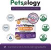 Dog Multivitamin Supplement Hip Joint Immune Skin Coat Heart Digestion Daily Wellness for All Breeds Vet Developed Made in USA