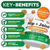 Hemp Hip and Joint Supplement for Dogs Glucosamine for Dogs 170 Mobility Support Chews Advanced Joint Pain Relief Treats with Chondroitin MSM Turmeric