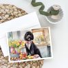 Decorating Easter Portuguese Water Dog Greeting Cards Pack of 8 Blank Cards with Envelopes Whimsical A7 Size 5x7 Blank Note Cards