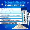 Probiotic Powder for Dogs Support Gut Health Itchy Skin Allergies 30 Sticks Immunity Yeast Balance Dog Probiotics and Digestive Enzymes with Prebiotic