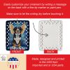 Greater Swiss Mountain Dog My Angel Porcelain Ornament Christmas Tree Hanging Decorations for Home Christmas Holiday, Rectangle, Gift, Multicolor
