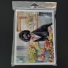 Decorating Easter Portuguese Water Dog Greeting Cards Pack of 8 Blank Cards with Envelopes Whimsical A7 Size 5x7 Blank Note Cards