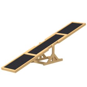 Dog Agility Ramp , Pet Seesaw (Color: as picture)