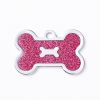 Metal Pet ID Tags With Pink Bone Shape For Dogs & Cats